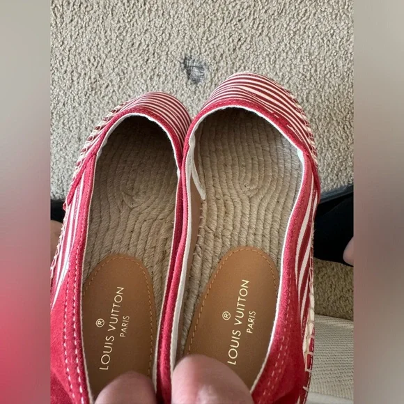 🙏LV Bidart Espadrille Shoes-Size8 - Picture 6 of 17